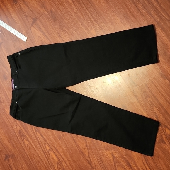 Gloria Vanderbilt Jeans Amanda jeans size 14 black - Picture 3 of 12